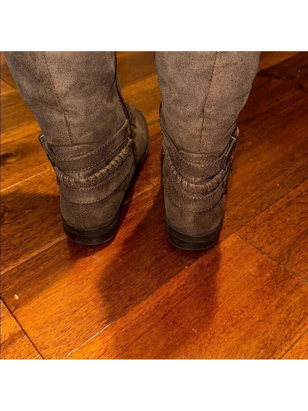 Rampage Brown Knee High Riding Boots Size 6M - Picture 8 of 10